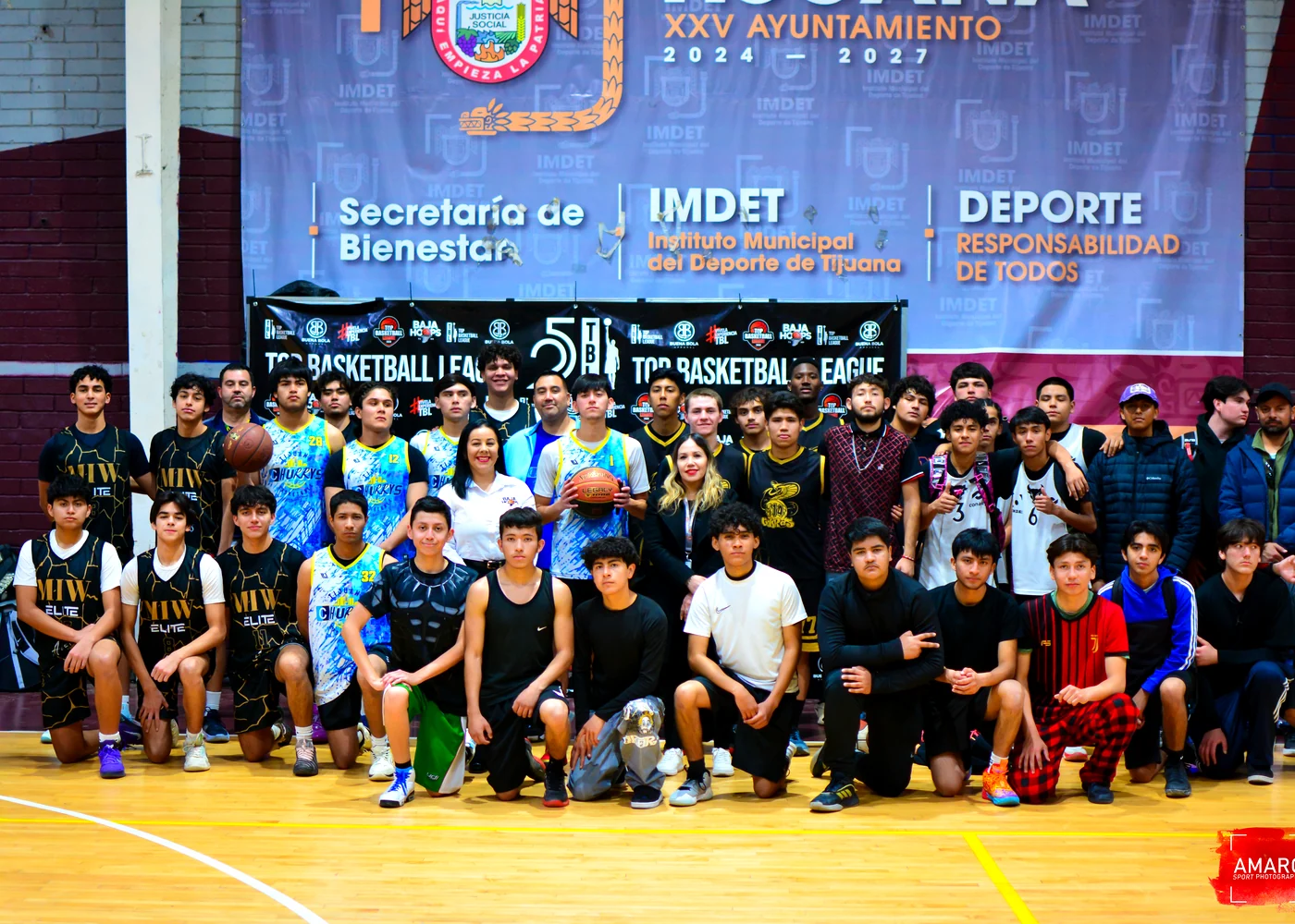 Gran comunidad reunida en torneo de basketball de Baja Hoops